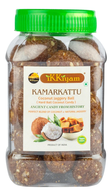 Kamarkattu (coconut jaggery balls)
