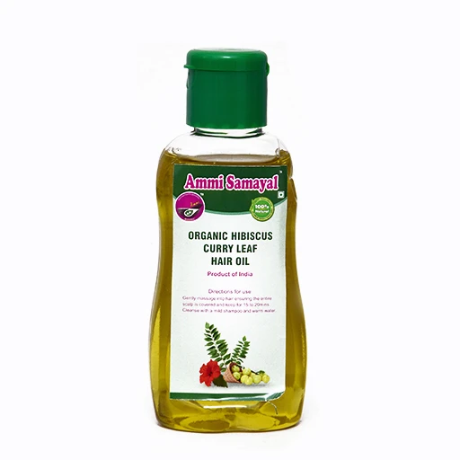 Organic Hibiscus Curry Leaf Hair oil