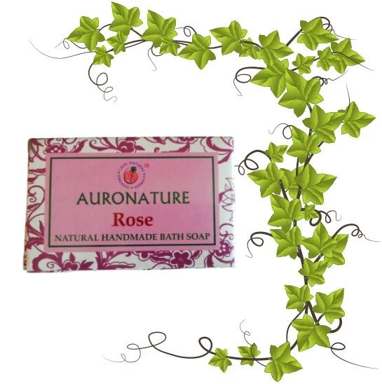 Auronature Natural Bath soap Rose