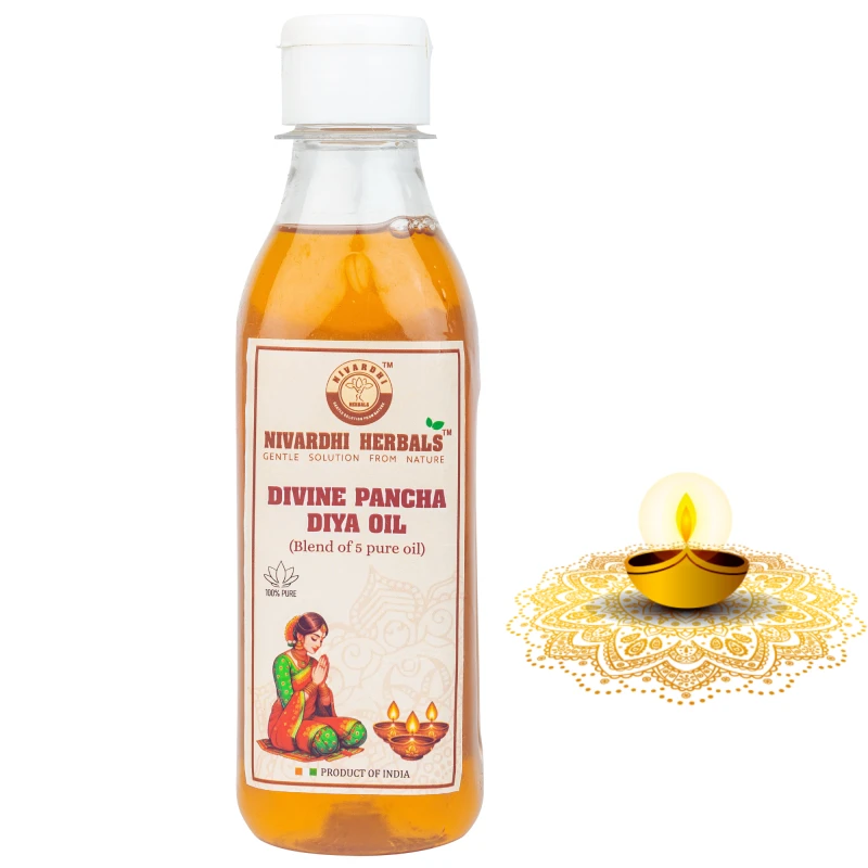 Divine Pancha DIYA oil (Blend of 5 pure oil)