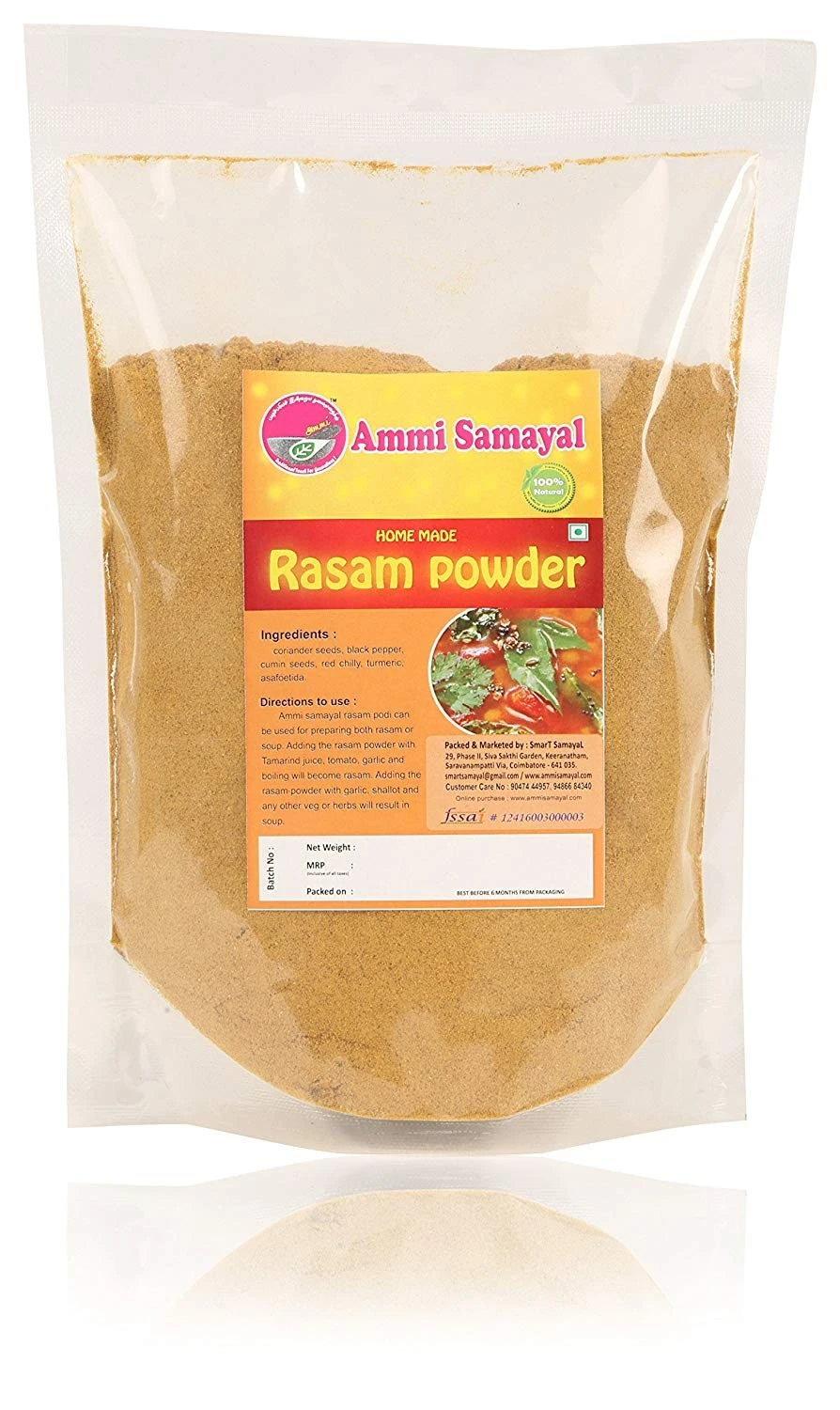Homemade Rasam powder