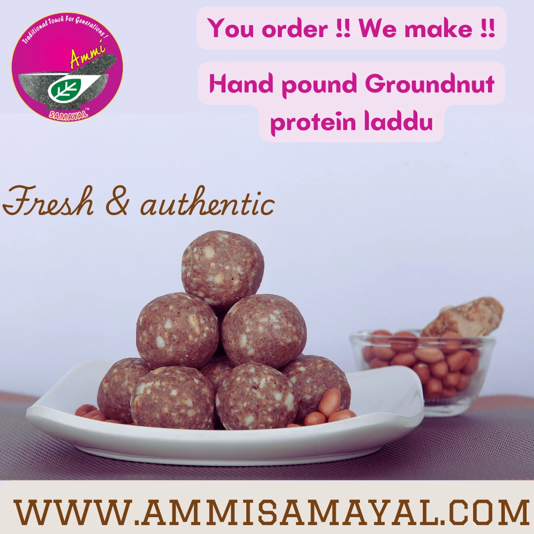 Handpound Peanut Laddoo 150g