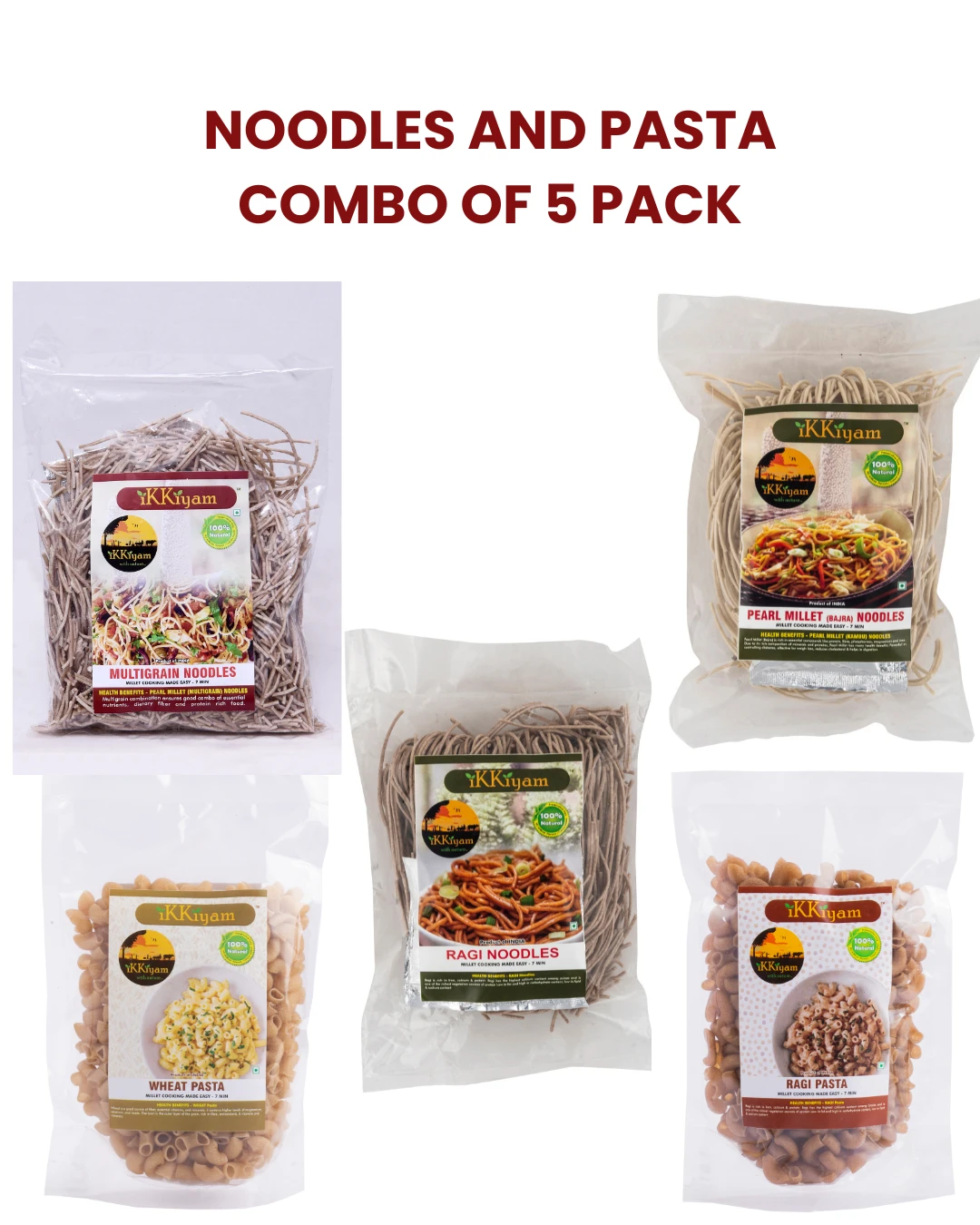Any 5 Noodles / Pasta Combo Pack