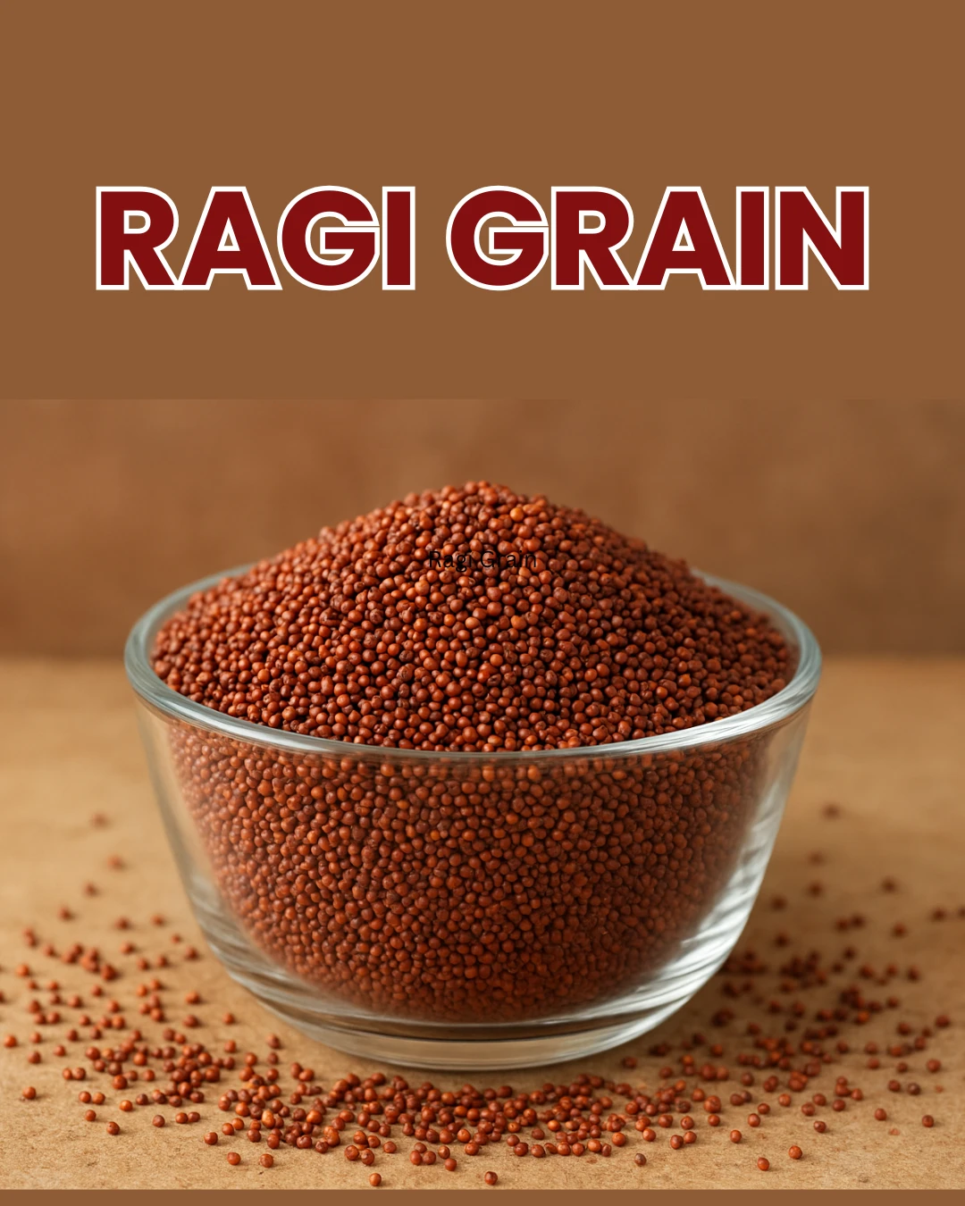 Raw Millet (Ragi) Finger Millet grains